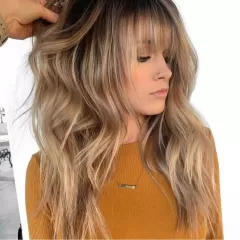 16 peinados con flequillo para lucir tu cabello largo.