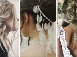 27 peinados boho para novias románticas y fuera de lo común