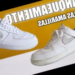 Cómo Eliminar La Suela Amarilla De Tus Zapatillas Nike Air Force.