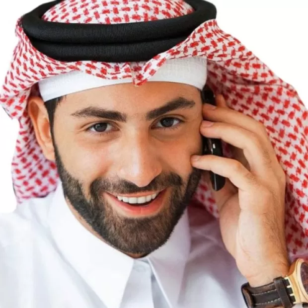 Turbante árabe hombre